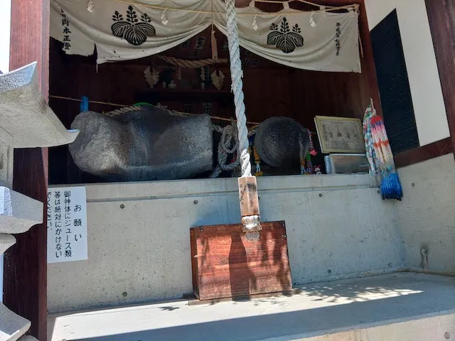 澳津神社　御神体