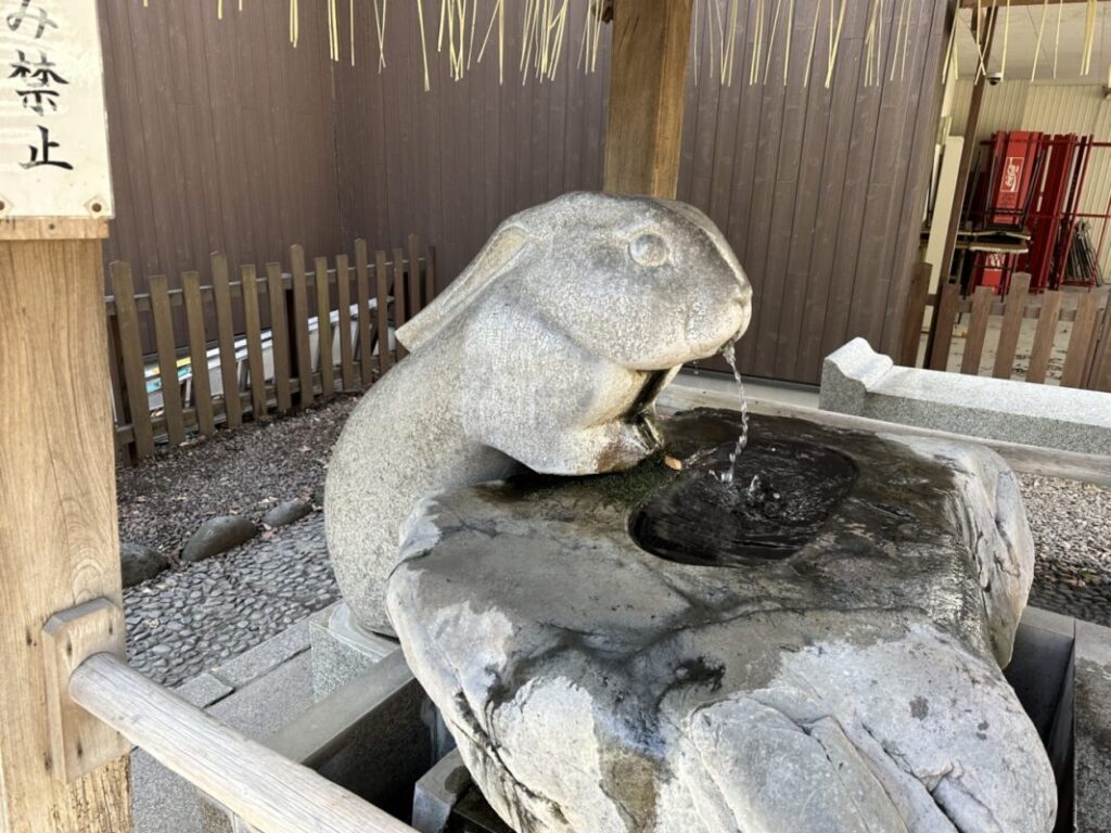 調神社のうさぎ