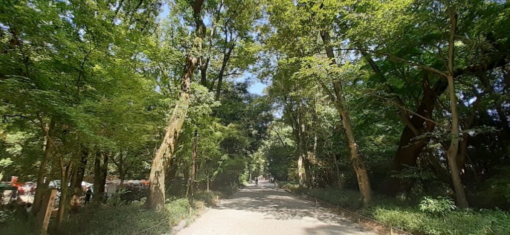 下鴨神社の敷地内