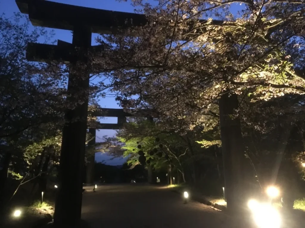 竈門神社 ライトアップ